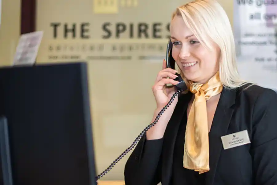 Receptionist at The Spires